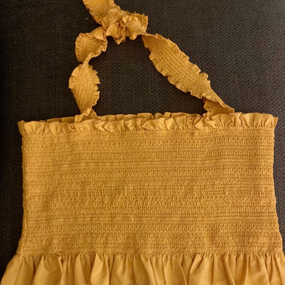 Mustard tube top